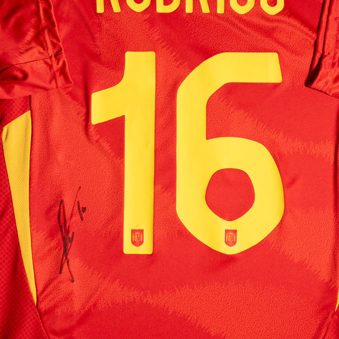 Jersey Firmado Rodri- España